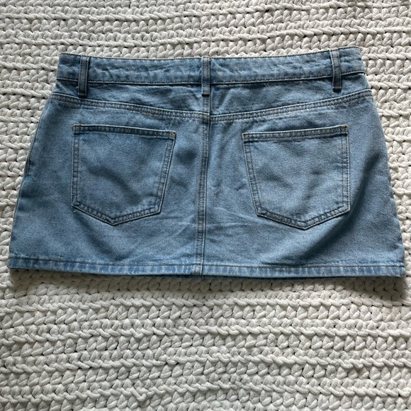 Denim Mini Skirt - Picture 2 of 3